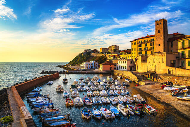 Elba, Capri und Ischia