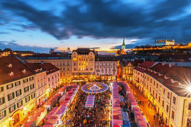 Bratislava im Adventsglanz