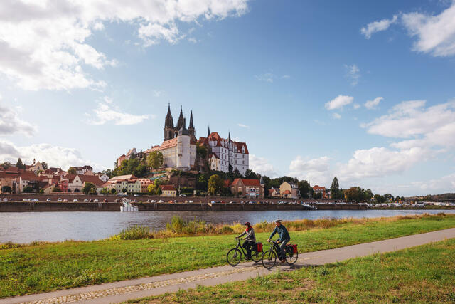 Radtour entlang der Elbe