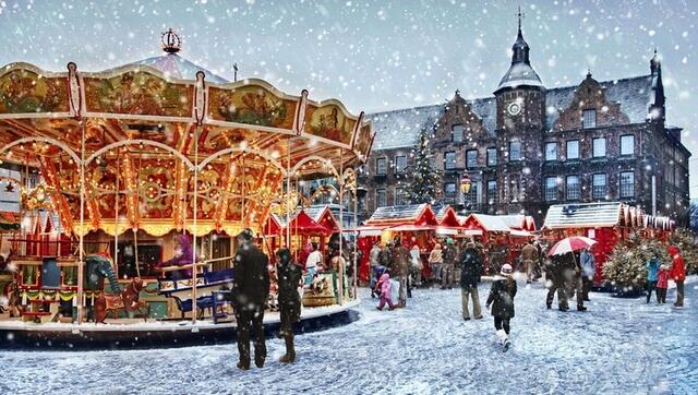 Weihnachten auf dem Rhein