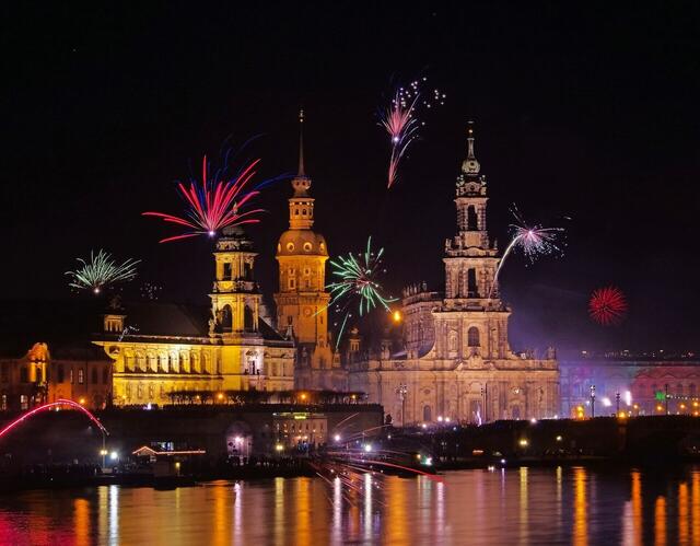 Glanzvolles Silvester in Dresden