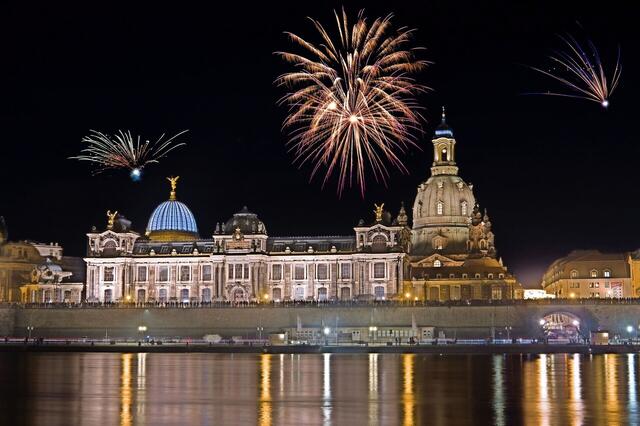 Glanzvolles Silvester in Dresden