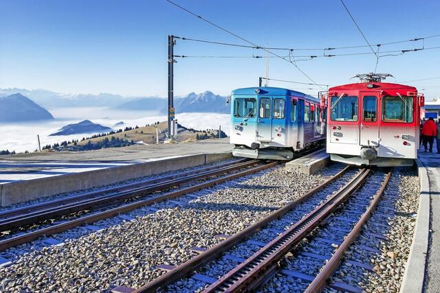 Weihnachtsidylle in Vitznau am Vierwaldstättersee