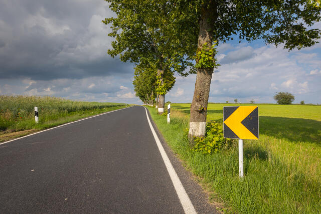 Country road in Luxembourg