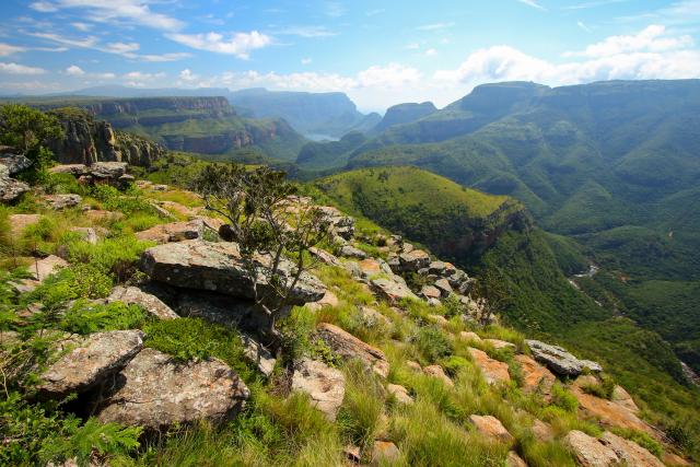 Lowveld view along the Blyde River Canyon, Mpumalanga province of South Africa