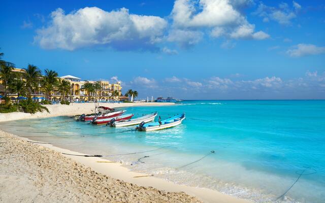 Playa Del Carmen Beach in Riviera Maya