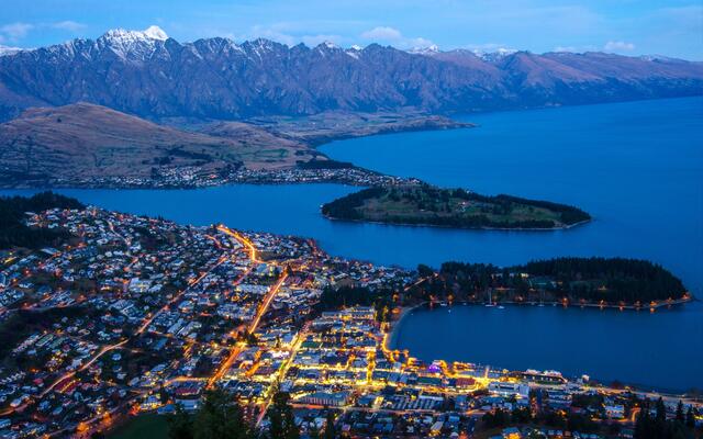 Lake Wakatipu Neuseeland