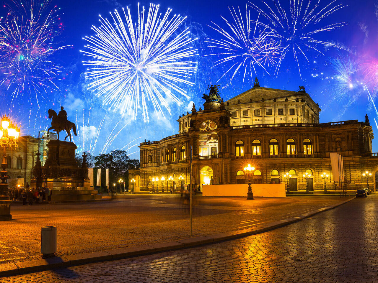 Glanzvolles Silvester in Dresden