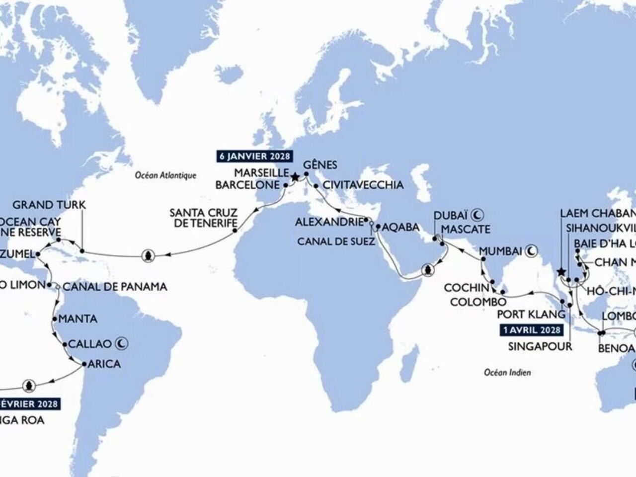 MSC Magnifica : World Cruise